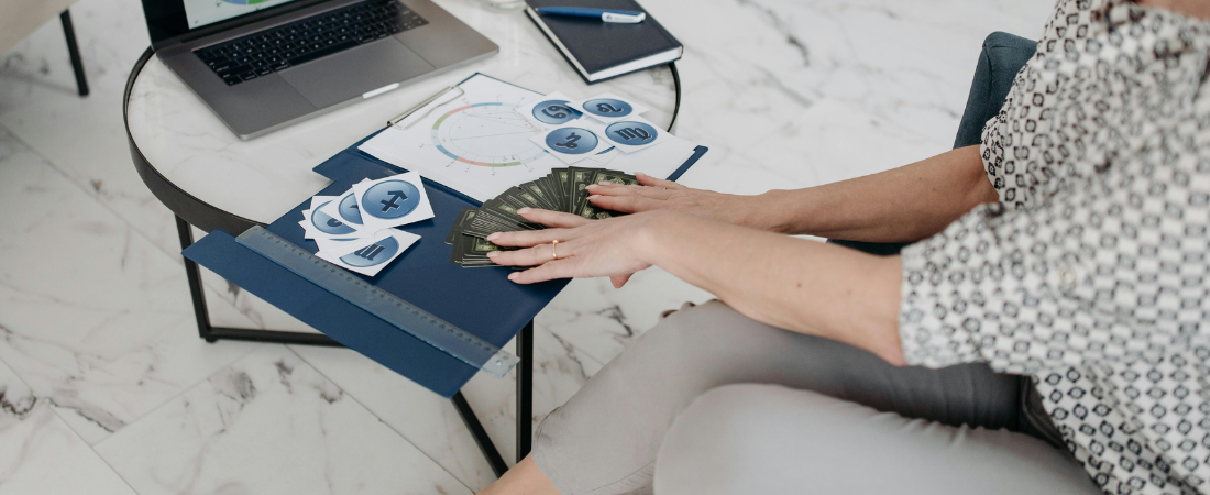 Woman in Astrologist Office
