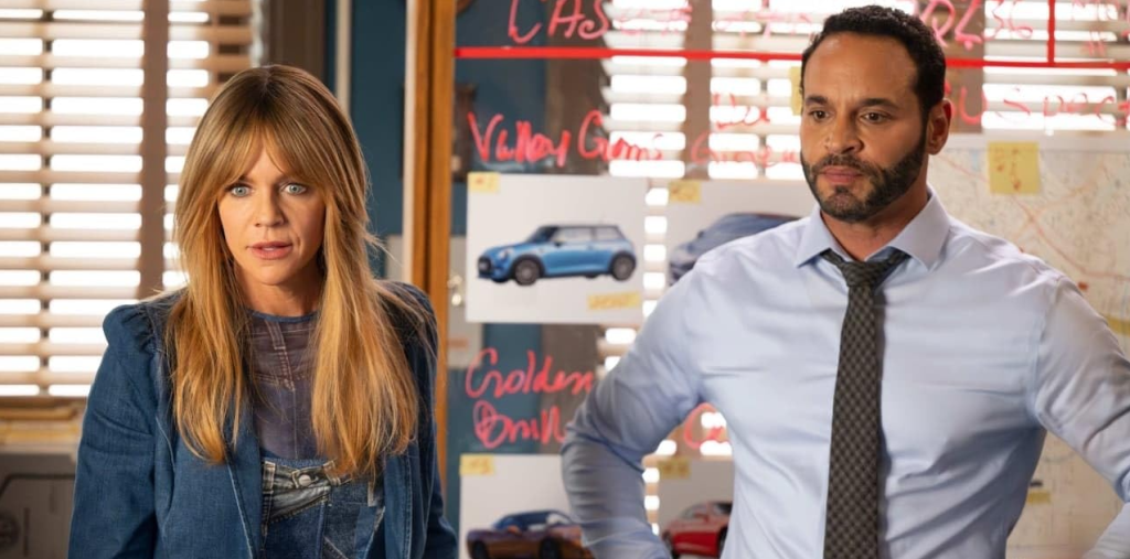 Morgan Gillroy with Detective Adam Karadec High Potential